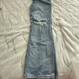Women's Distressed Blue Jeans flying monkey size 32